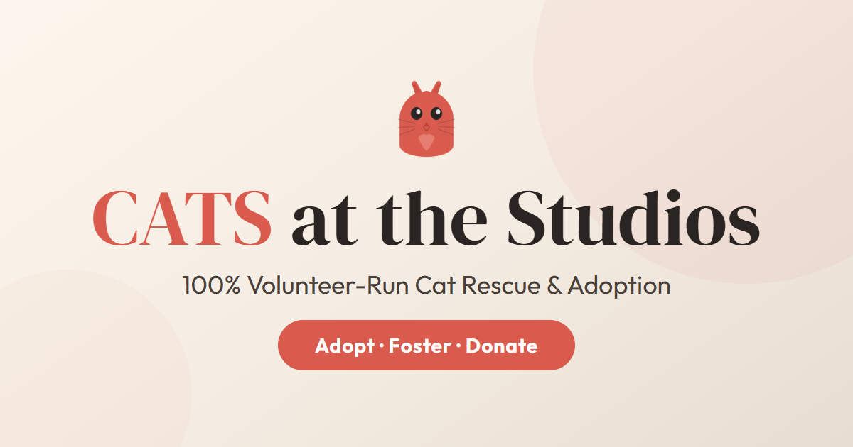 Cats at the Studios, Inc. logo